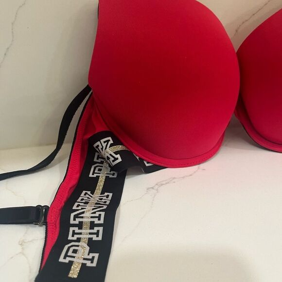 PINK Victoria's Secret Red Seamless Bra - Picture 3 of 5